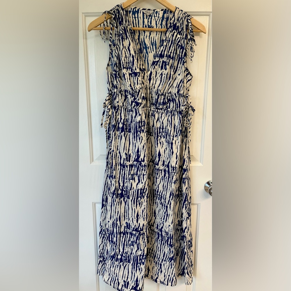 Rails Constantine Dress, Size Small, Color Static Cobalt Leopard.